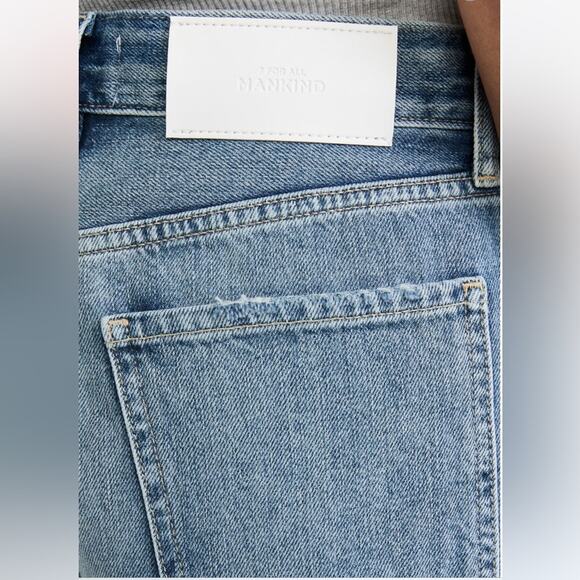 NWT 7 For All Mankind Easy Ruby Cutoff Jean Shorts High Rise Button Fly Women 30 - Picture 7 of 7